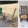 #26 Pair of solid oak rocking chairs